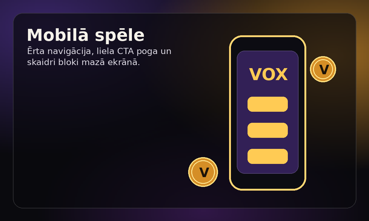 Vox Casino mobile priekšskatījums